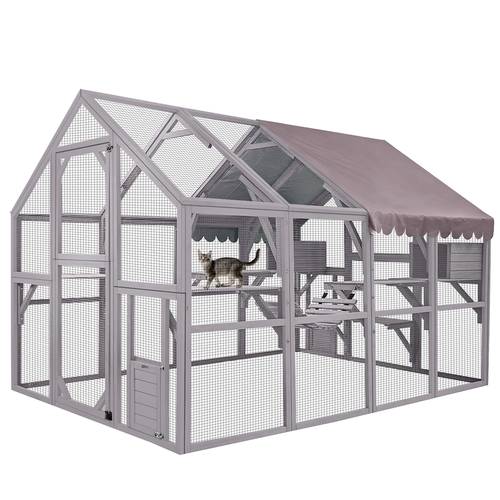 Tucker Murphy Pet Ephrona Large Outdoor Cat House Reviews Wayfair